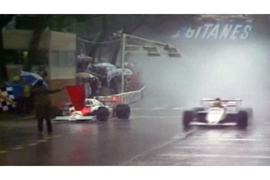 Resultado de imagem para imagem bandeirada  gp monaco 1984