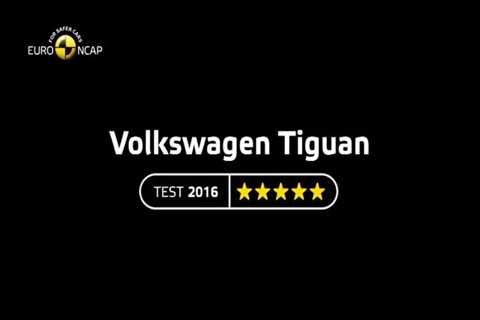 VW Tiguan têm cinco estrelas NCAP