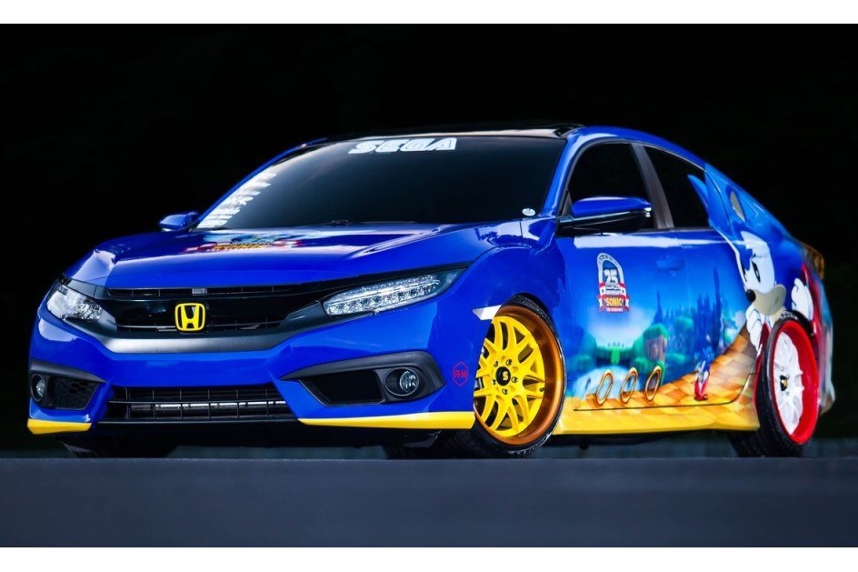 Honda cria Civic de homenagem ao Sonic