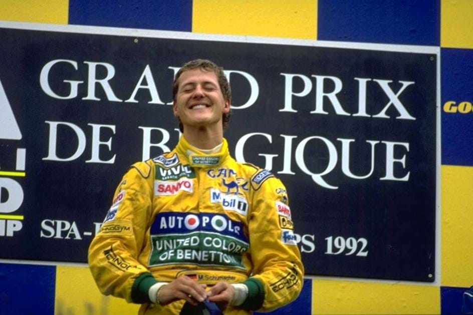 30 de Agosto de 1992: A 1ª vitória de Schumacher na F1