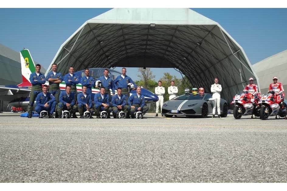 Lamborghini juntou-se à Ducati e à Força Aérea italiana
