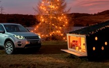 Land Rover criou uma cabana para o Pai Natal