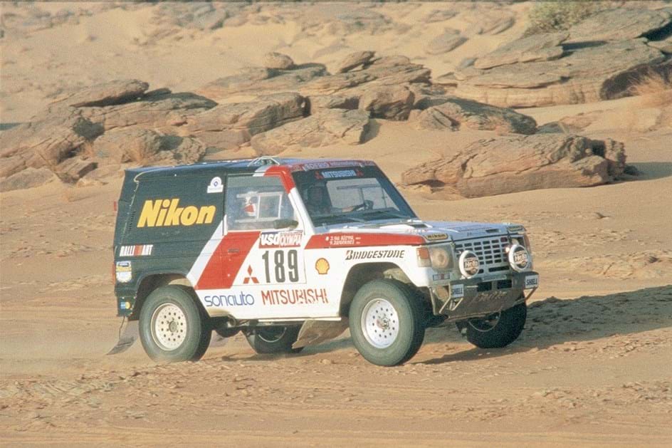 As 12 vitórias Mitsubishi no “Dakar”