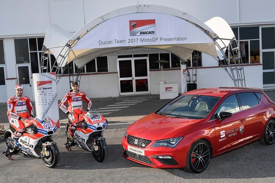 SEAT e Ducati parceiras no MotoGP