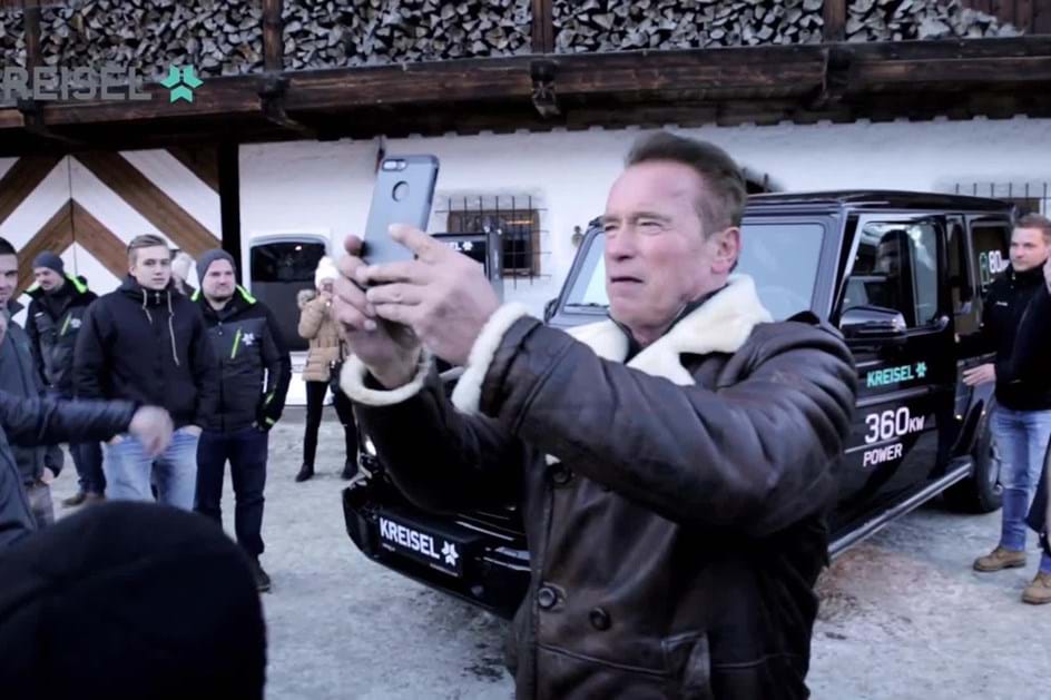 Schwarzenegger tem Mercedes Classe G... eléctrico!