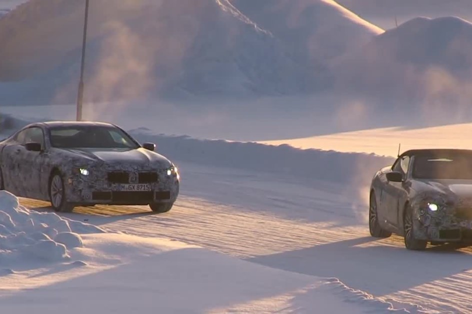 Possível BMW Série 8 apanhado a “brincar” na neve!