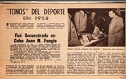 23 de Fevereiro de 1958: Fidel Castro raptou Fangio