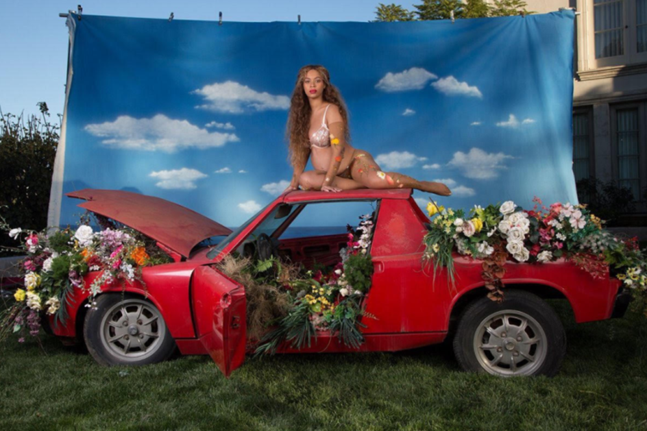 Beyoncé anunciou a gravidez num Porsche 914