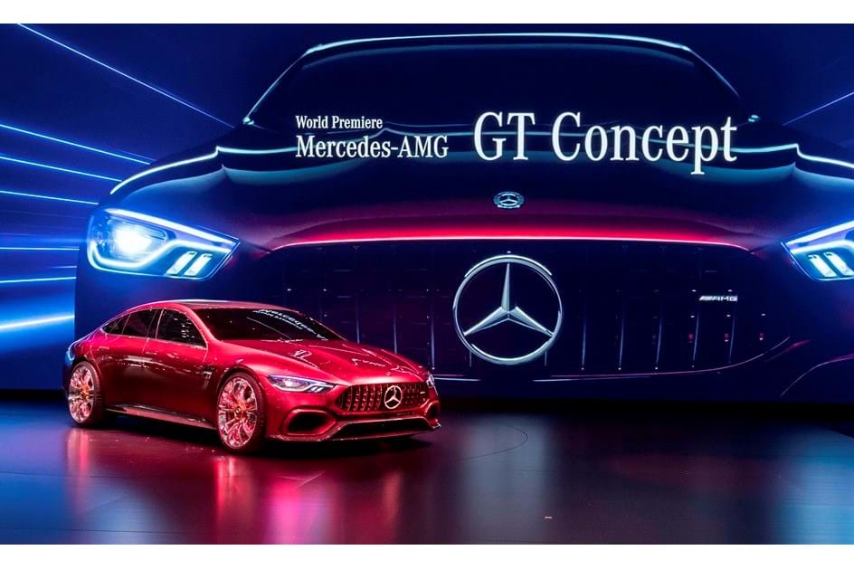 Mercedes AMG GT Concept vai atacar Porsche Panamera!