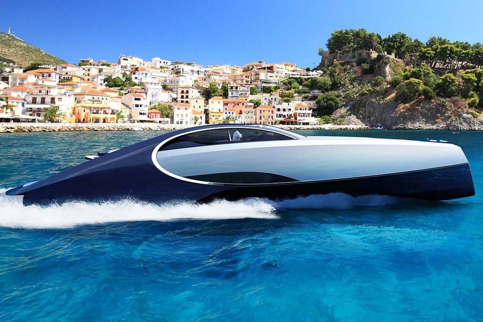 Bugatti Chiron inspirou barco de sonho e ultra exclusivo!