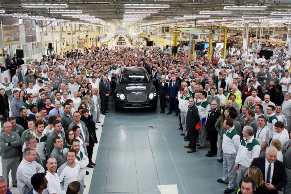 Bentley pondera produzir fora do Reino Unido devido ao Brexit