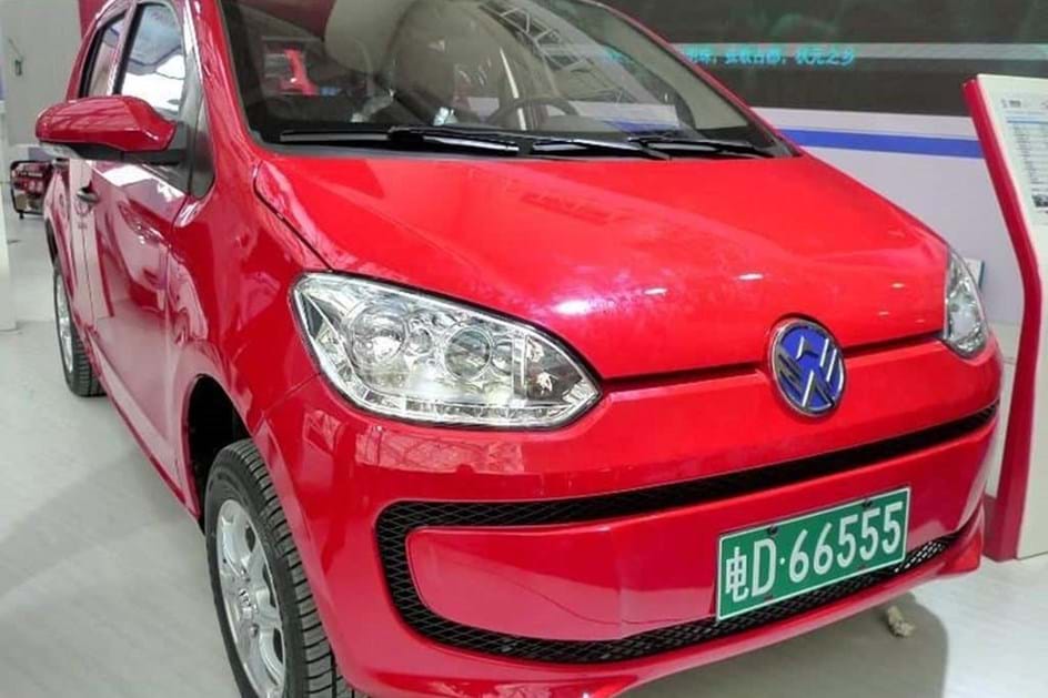 Volkswagen Up! também foi alvo de clonagem chinesa