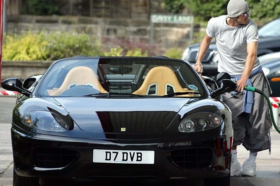 Ferrari 360 Spider de David Beckham está à venda