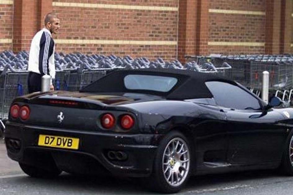 Ferrari 360 Spider de David Beckham é, provavelmente, o melhor reforço de  inverno