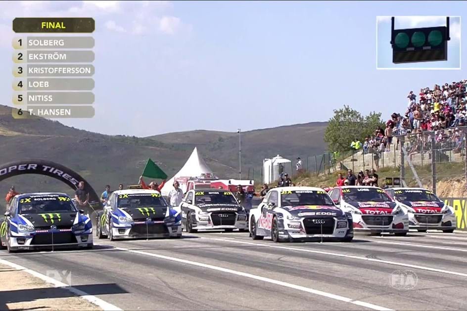 Mundial de Rallycross: Veja a corrida final que ditou a vitória de Ekstrom em Montalegre