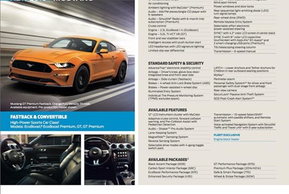 Brochura Ford Mustang 1