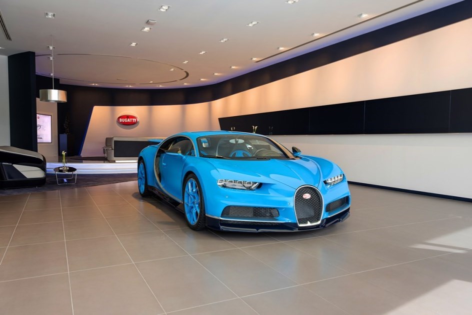 Maior stand da Bugatti abre no Dubai