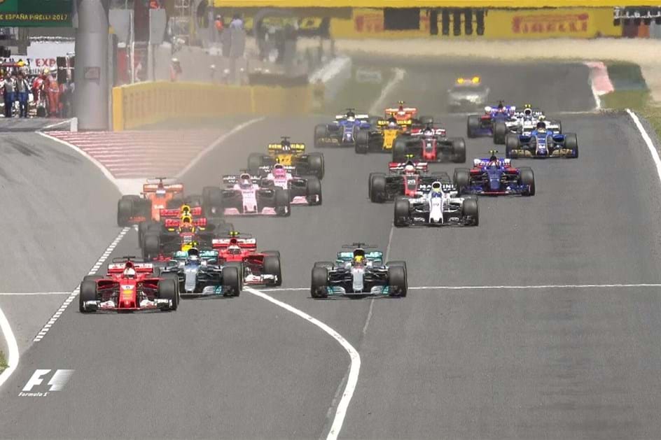 G.P. Espanha - Hamilton bateu Vettel em duelo de gigantes