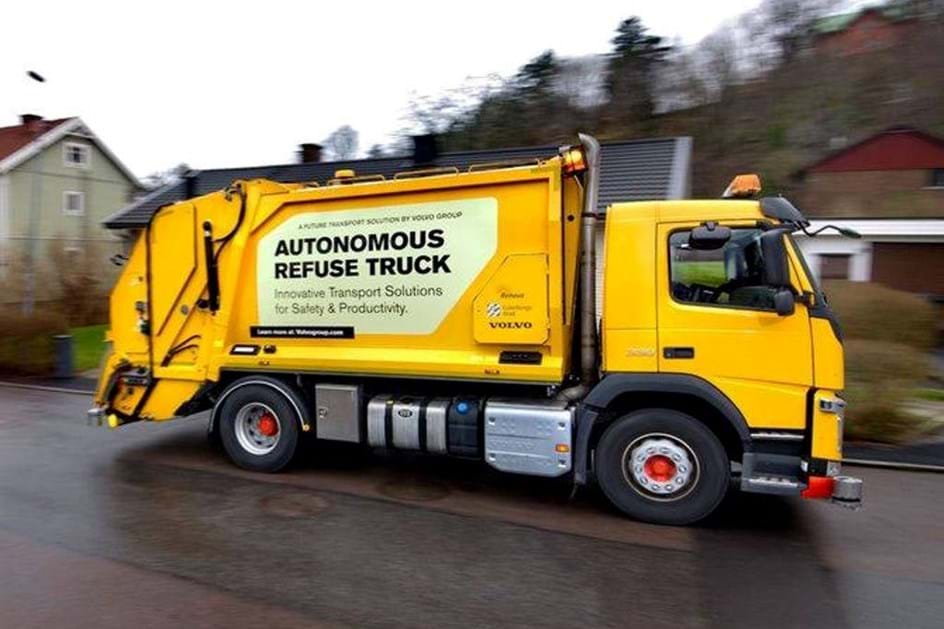 Volvo cria camião do lixo autónomo