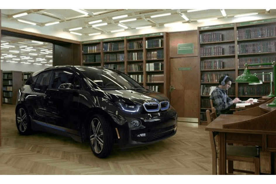 BMW i3 pode até andar em bibliotecas