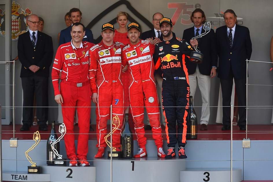 G.P. Mónaco: Vettel quebrou jejum de 16 anos para a Ferrari