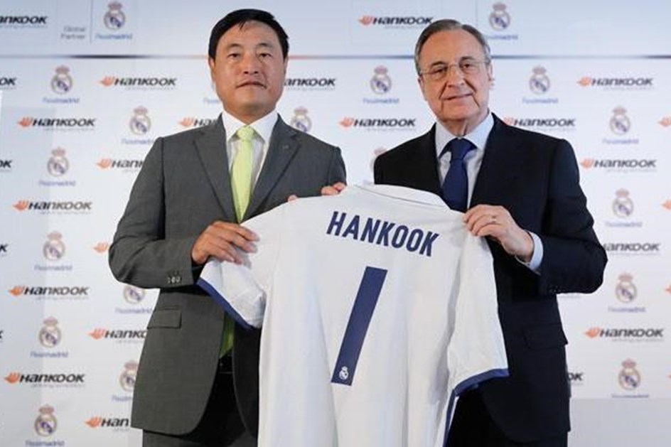 Real Madrid apresenta acordo com Hankook Tire