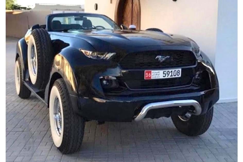 Um Ford Mustang ao nível de um sheikh