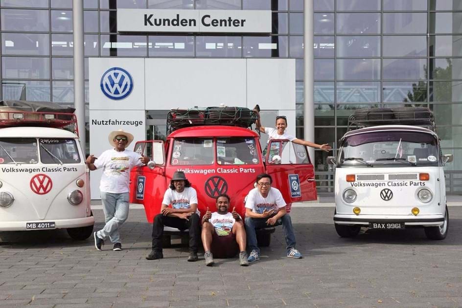 Da Malásia à Alemanha em VW Type 2