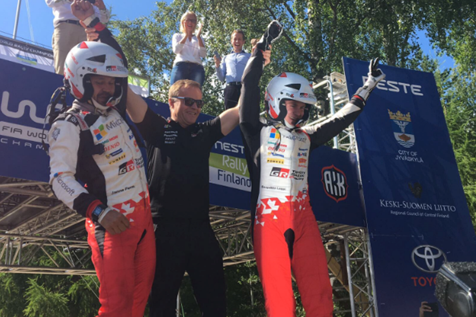 WRC Rali da Finlândia: as melhores imagens da festa Toyota