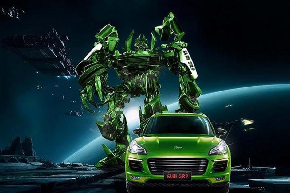 Clone chinês do Porsche Macan ganha versão Transformers