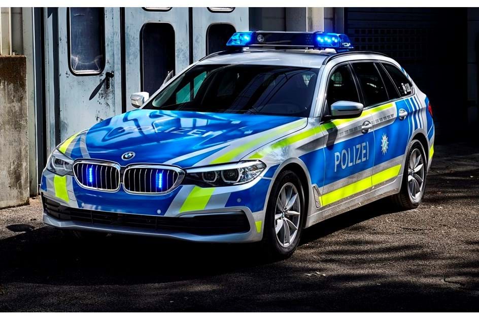 BMW Série 5 reforça polícia alemã