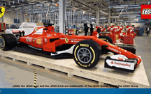 LEGO constrói Ferrari F1 à escala real