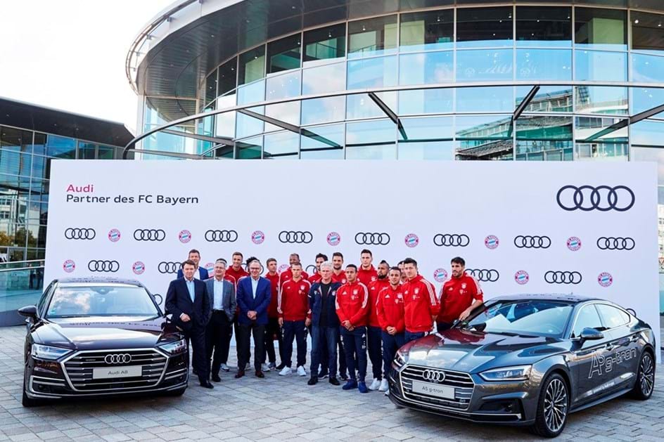 Bayern apresentou reforços da Audi