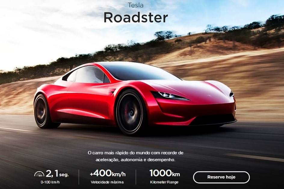 Já pode reservar e pagar o seu Tesla Roadster! Depois é esperar… por 2020