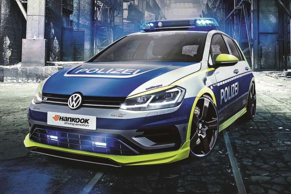 Nova “bomba” da Polícia alemã é um VW Golf de 400 cv