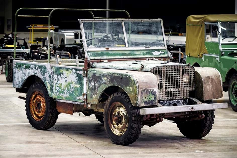 Primeiro Land Rover encontrado 70 anos depois de ter sido apresentado