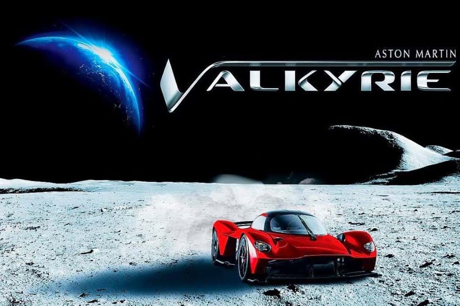 Um Aston Martin Valkyrie será pintado com… pó lunar!