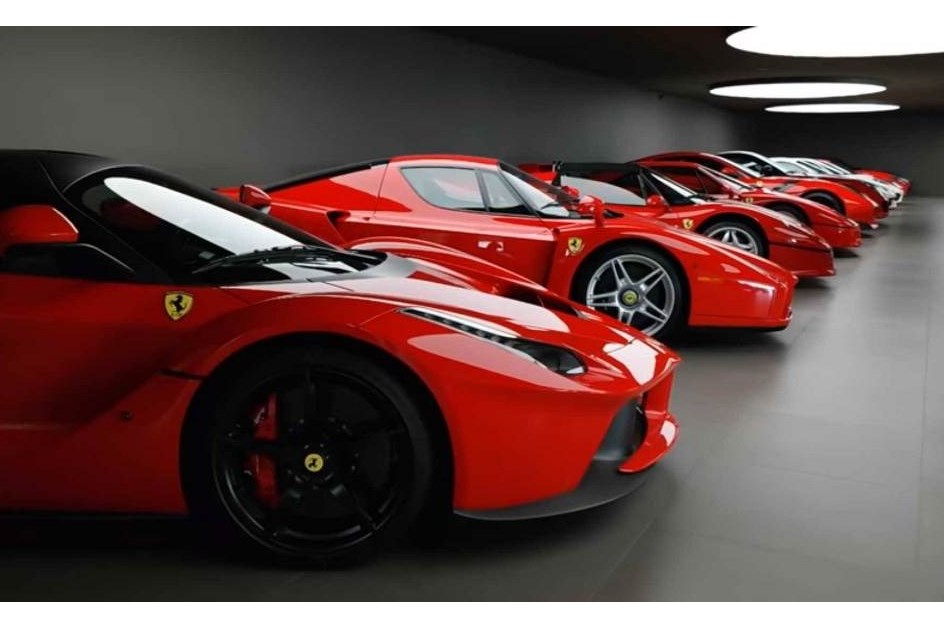 Esta colecção de Ferraris vale muitos milhões de euros!