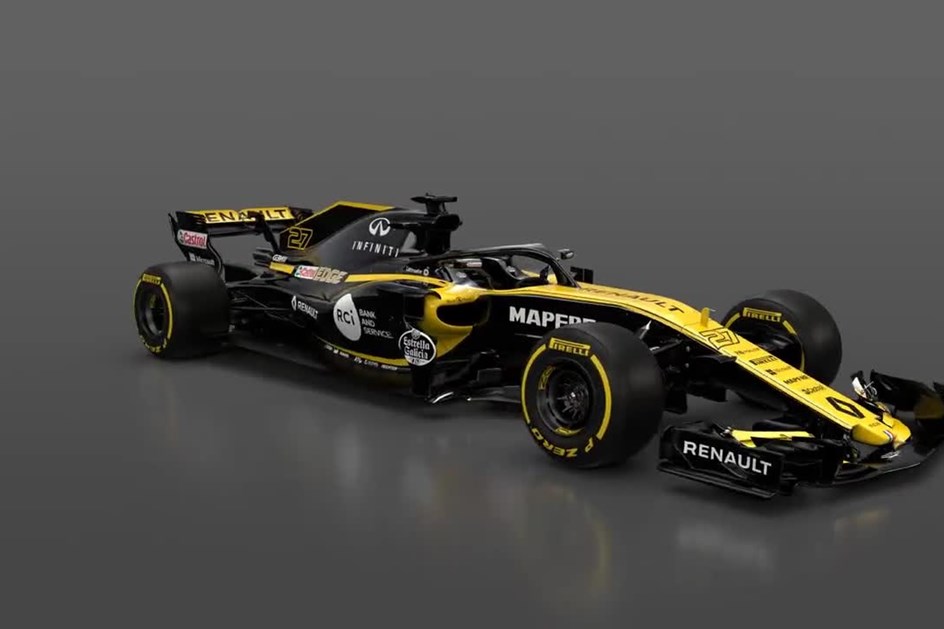 F1: Renault também mostrou o ambicioso R.S.18