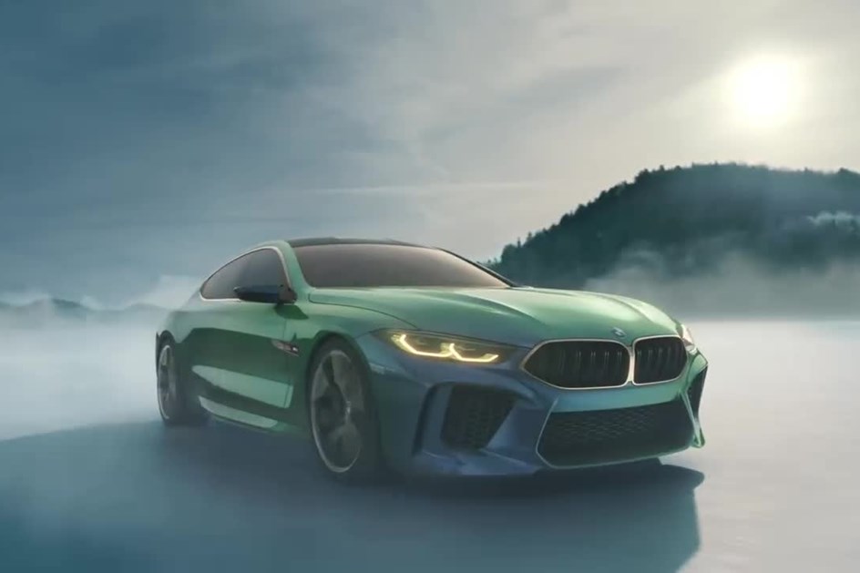 Veja o novo BMW Concept M8 Gran Coupe a acelerar!