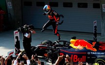 F1: Melhores imagens da festa de Ricciardo e da Red Bull na China