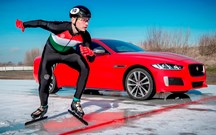 Jaguar venceu campeão olímpico de patinagem com o novo XE 300 Sport