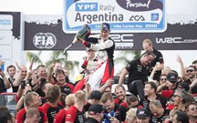 Rali da Argentina: As melhores imagens da festa Toyota com Tanak