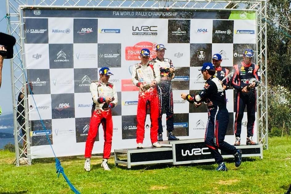 WRC Rali da Córsega: as melhores imagens da vitória do Ford de Ogier