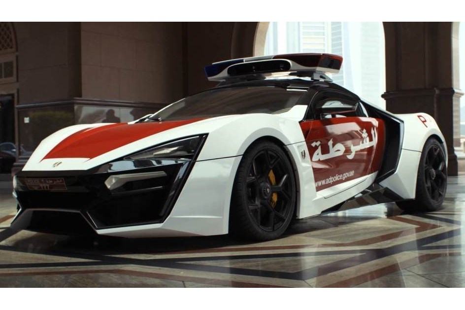 Carro patrulha mais caro do mundo é da Polícia de Abu Dhabi e custa 2,75 milhões!