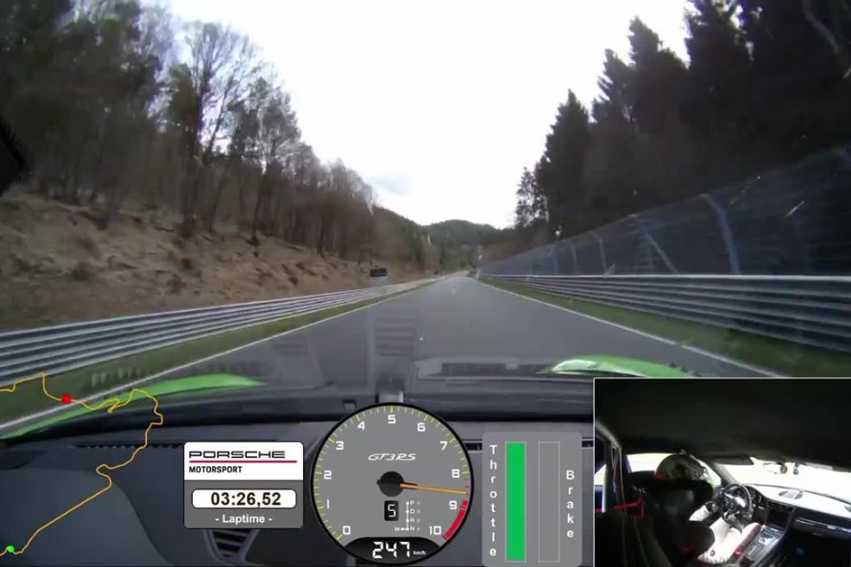 Novo Porsche 911 GT3 RS fez tempo “canhão” no Nurburgring