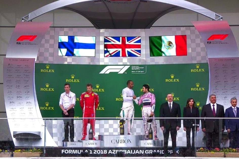F1: As imagens do regresso às vitórias de Hamilton em Baku
