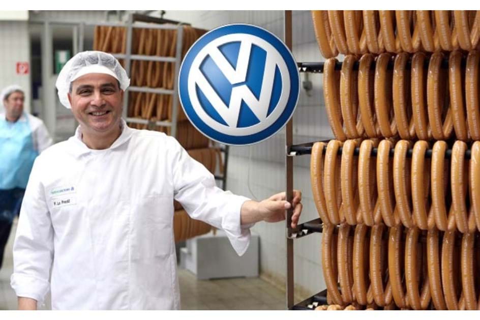 Sabia que a Volkswagen vende mais salsichas que carros?