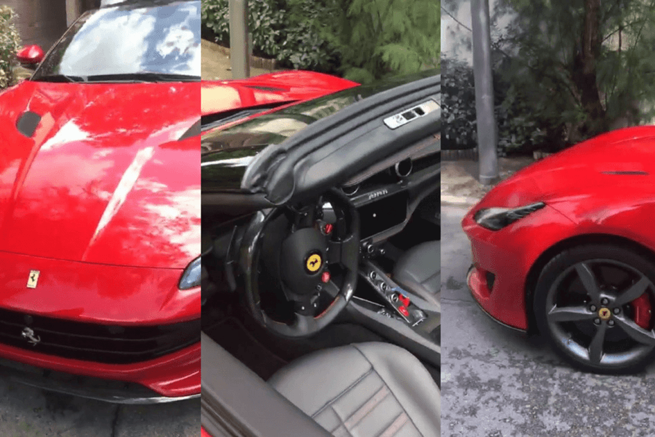 Luís Figo testou Ferrari Portofino!