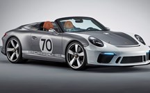 911 Speedster de 500 cv: a prenda de anos da Porsche